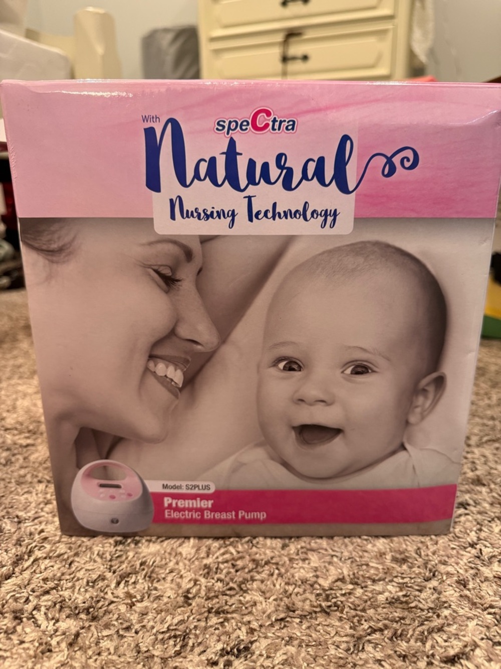 Spectra Premier Electric Breast Pump - Pink only 3 hours on it!